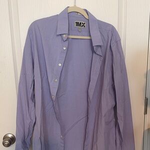1MX Lavender Button-Up Shirt